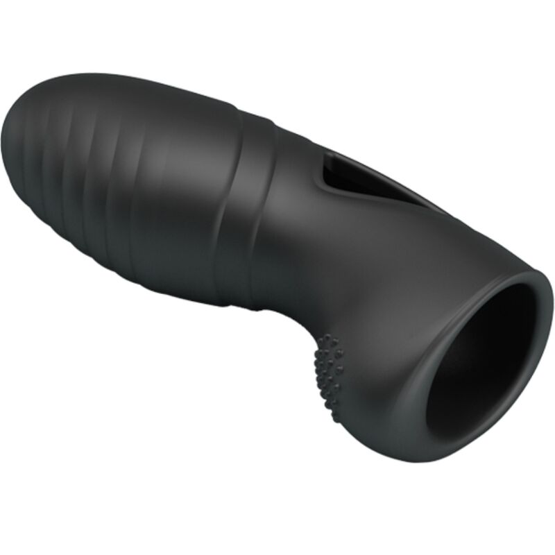 PRETTY LOVE - VIBRATORE DA DITO IN SILICONE ALAN NERO – Vibratori da dito – foto 3