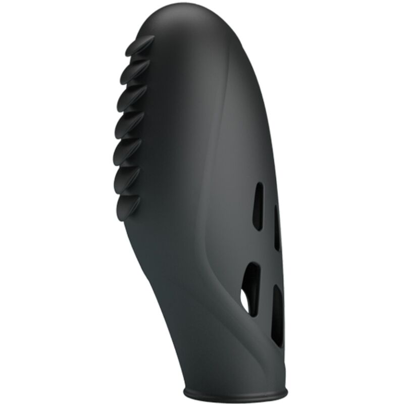 PRETTY LOVE - VIBRATORE DA DITO IN SILICONE GILO NERO – Vibratori da dito