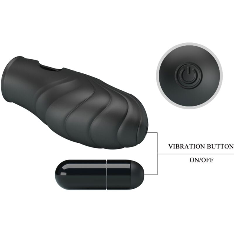 PRETTY LOVE - VIBRATORE DA DITA IN SILICONE LICH NERO – Vibratori da dito – foto 6