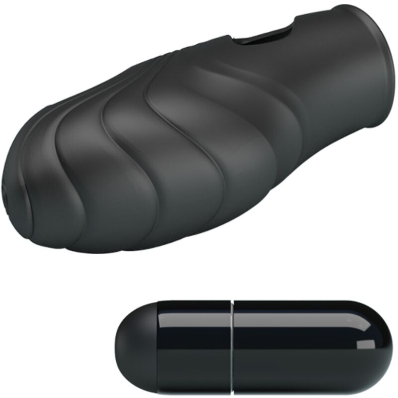 PRETTY LOVE - VIBRATORE DA DITA IN SILICONE LICH NERO – Vibratori da dito – foto 5