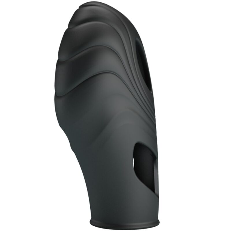PRETTY LOVE - VIBRATORE DA DITA IN SILICONE LICH NERO – Vibratori da dito – foto 2