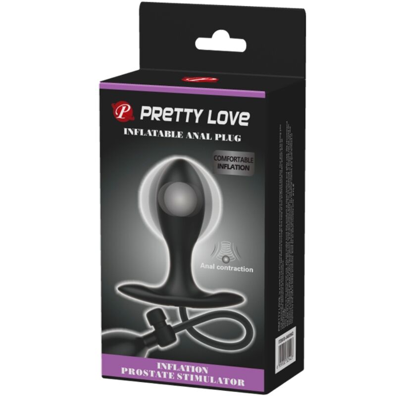 PRETTY LOVE - PLUG ANALE GONFIABILE NERO – Tappi anali – foto 7