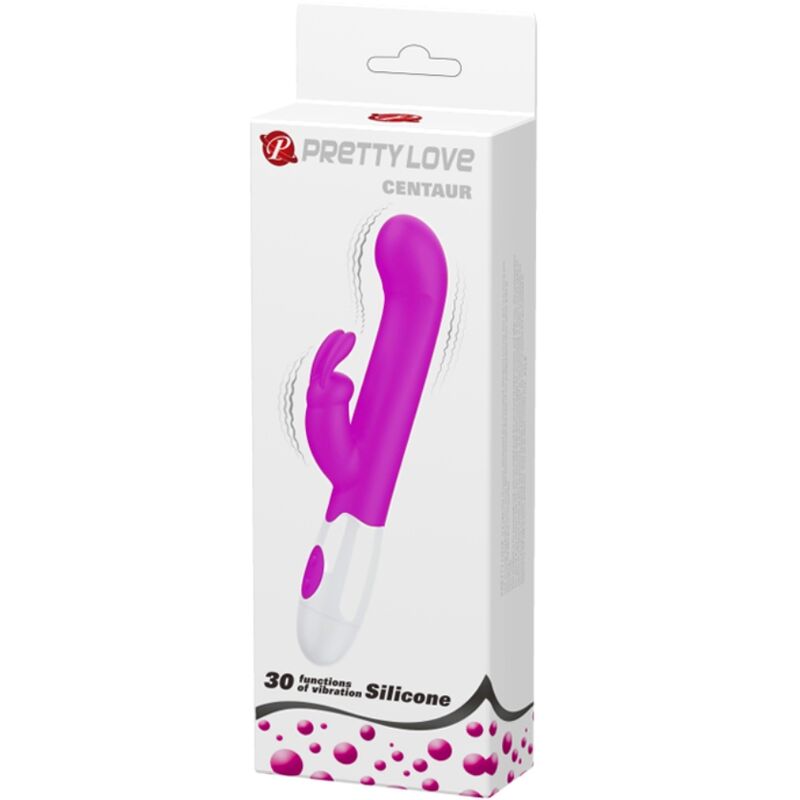 PRETTY LOVE - VIBRATORE CENTAUR CONIGLIO 30 MODALITÀ DI VIBRAZIONE VIOLA – Vibratori di coniglio – foto 6