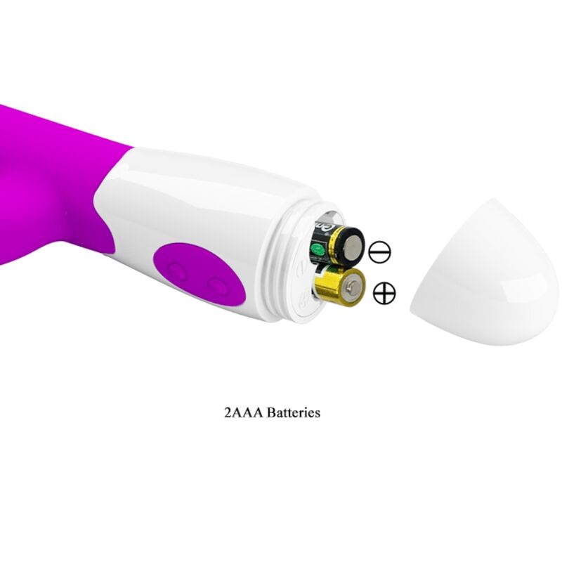 PRETTY LOVE - VIBRATORE CENTAUR CONIGLIO 30 MODALITÀ DI VIBRAZIONE VIOLA – Vibratori di coniglio – foto 5