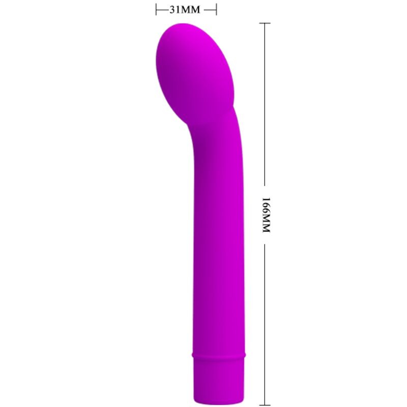PRETTY LOVE - VIBRATORE G-SPOT LOGAN 10 VIBRAZIONI VIOLA – Vibratori a punto G – foto 4