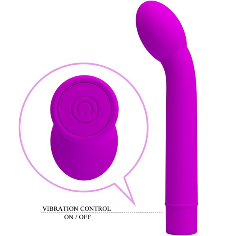 PRETTY LOVE - VIBRATORE G-SPOT LOGAN 10 VIBRAZIONI VIOLA – Vibratori a punto G – foto 3