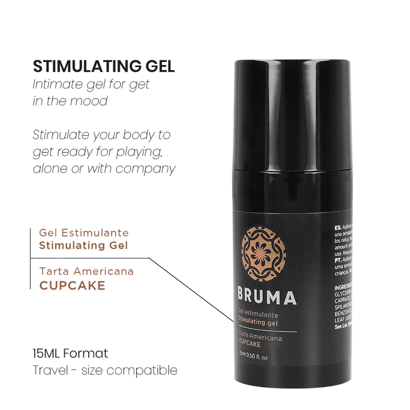 BRUMA - ONAGRA BALSAMO INTENSIFICANTE GUSTO CUPCAKE 15 ML – Intensificatore dell'orgasmo – foto 3