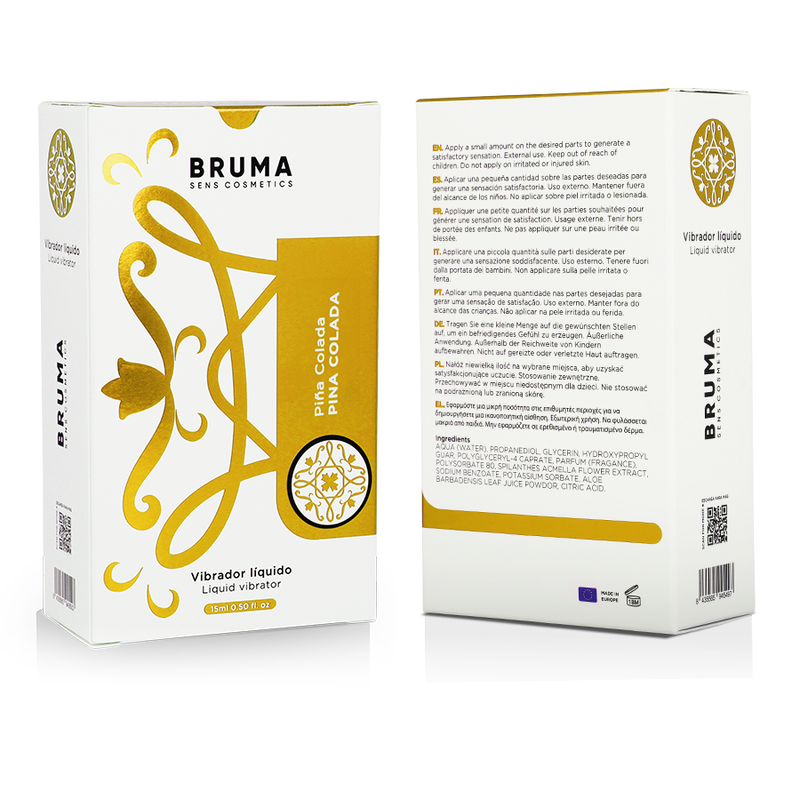 BRUMA - VIBRATORE LIQUIDO ULTRA SCORREVOLE PINA COLADA 15 ML – Vibratore liquido – foto 7
