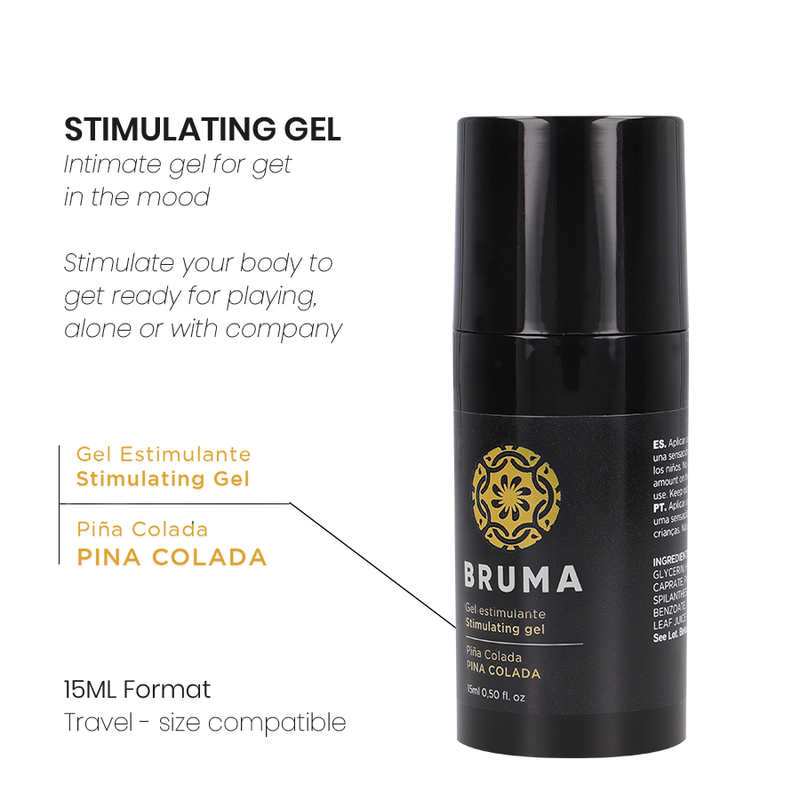 BRUMA - BALSAMO INTENSIFICANTE GUSTO PINA COLADA 15 ML – Intensificatore dell'orgasmo – foto 3