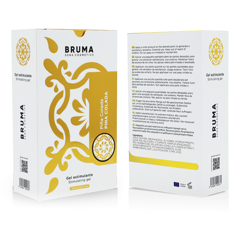BRUMA - BALSAMO INTENSIFICANTE GUSTO PINA COLADA 15 ML – Intensificatore dell'orgasmo – foto 7