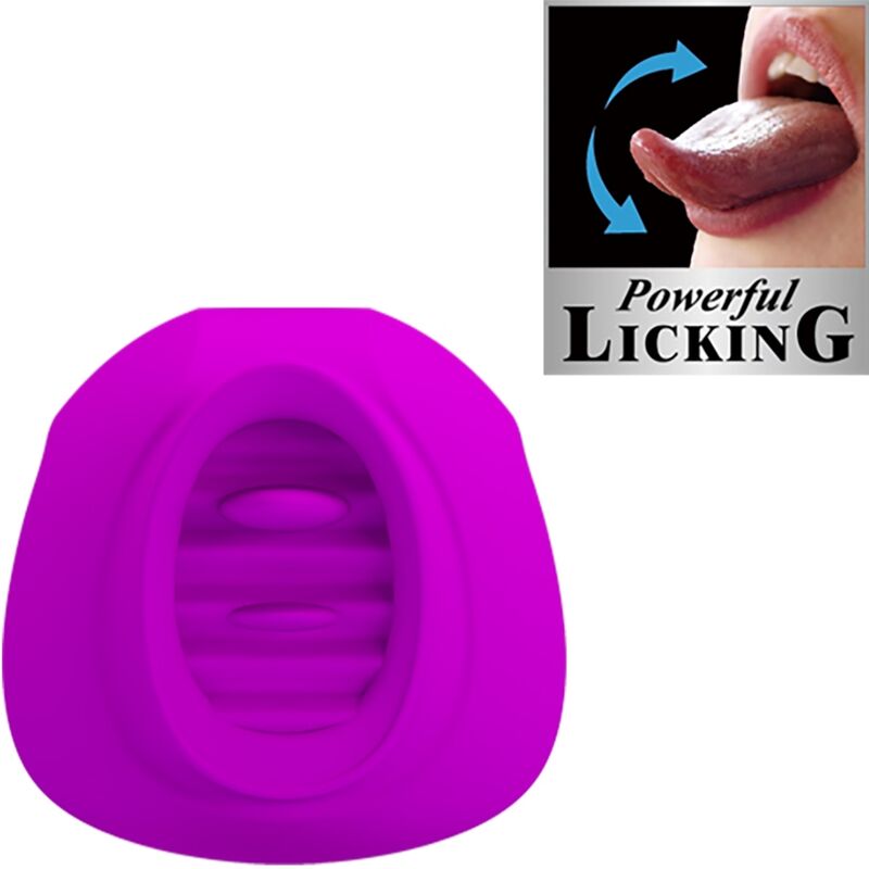 PRETTY LOVE - ESTELLE STIMOLATORE PER CLITORIDE LINGUA 12 VIBRAZIONI VIOLA – Per il clitoride – foto 2