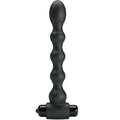 PRETTY LOVE - LYNN SILICONE ANAL PLUG 10 VIBRAZIONI NERO – Tappi anali
