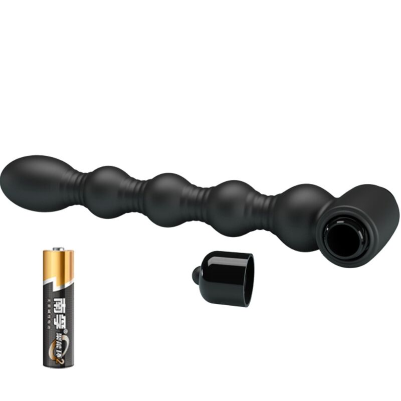 PRETTY LOVE - LYNN SILICONE ANAL PLUG 10 VIBRAZIONI NERO – Tappi anali – foto 4