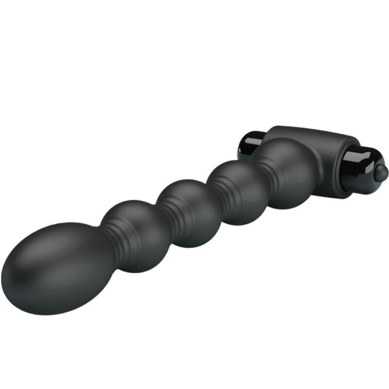 PRETTY LOVE - LYNN SILICONE ANAL PLUG 10 VIBRAZIONI NERO – Tappi anali – foto 2