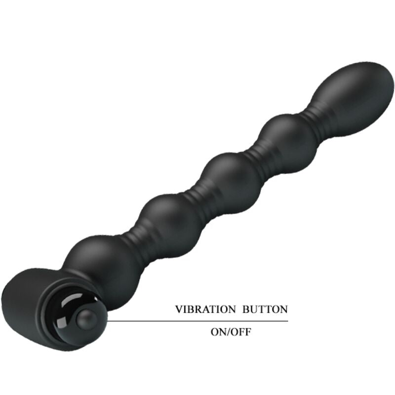 PRETTY LOVE - LYNN SILICONE ANAL PLUG 10 VIBRAZIONI NERO – Tappi anali – foto 5