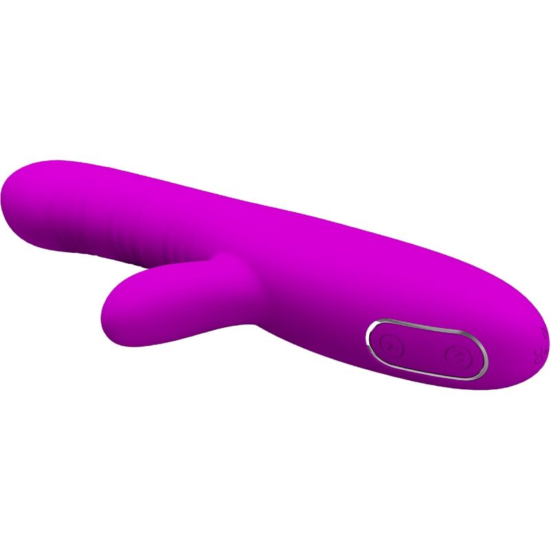 PRETTY LOVE - ANGELIQUE VIBRATORE MULTIFUNZIONE + STIMOLATORE CLITORIDE VIOLA – Vibratori HI-TECH – foto 2