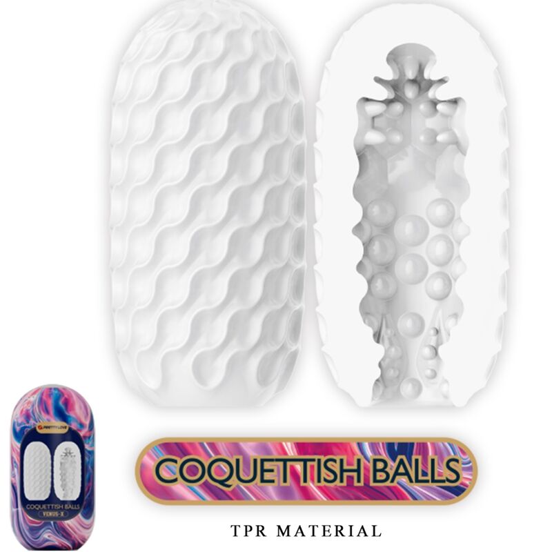 PRETTY LOVE - VENUS X 15 MASTURBATORI MASCHILI IN SILICONE BIANCO – Vari masturbatori – foto 4
