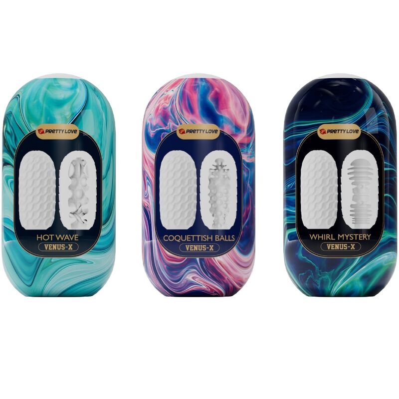 PRETTY LOVE - VENUS X 15 MASTURBATORI MASCHILI IN SILICONE BIANCO – Vari masturbatori – foto 2