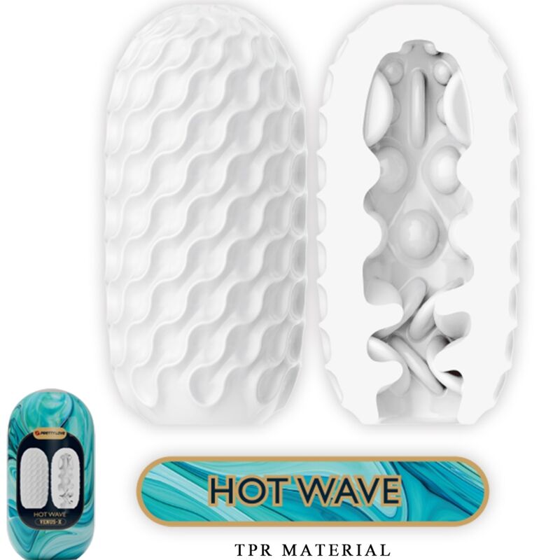 PRETTY LOVE - VENUS X 15 MASTURBATORI MASCHILI IN SILICONE BIANCO – Vari masturbatori – foto 3