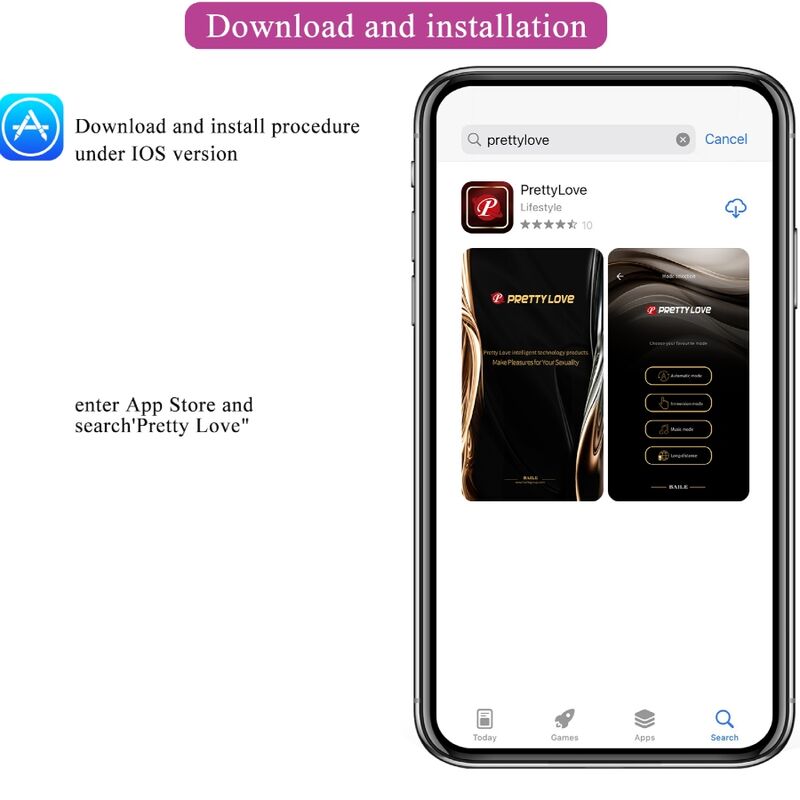 PRETTY LOVE - FRANZ MASSAGGIATORE E VIBRATORE APP GRATUITA VIOLA – Vibratori con APP – foto 6