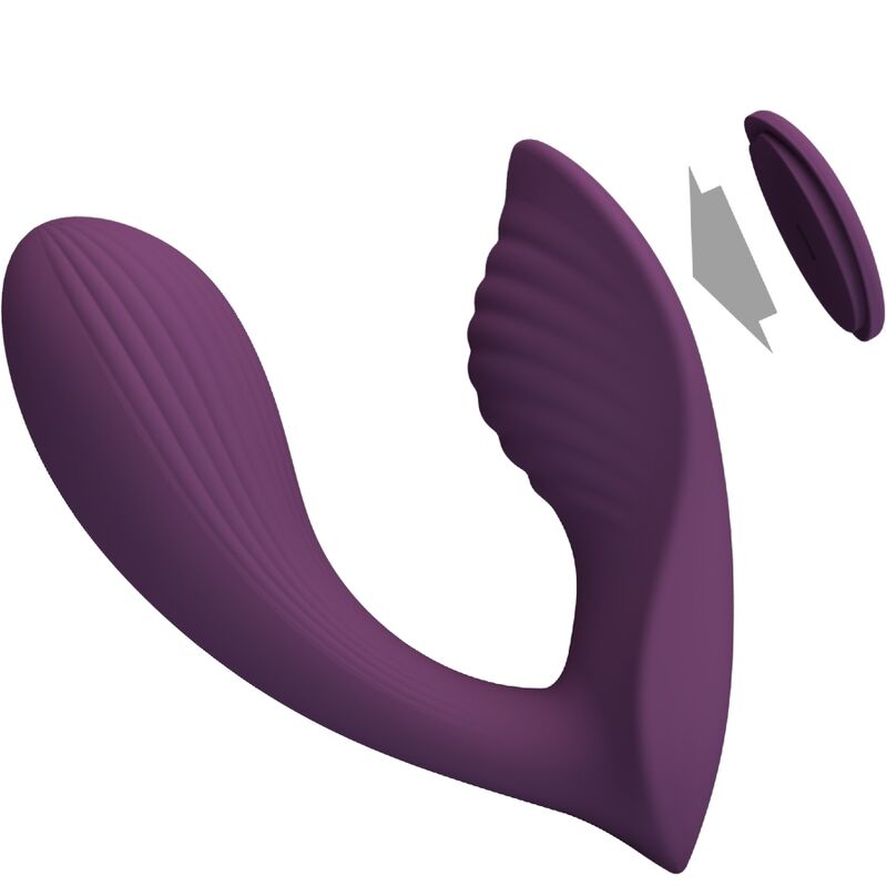 PRETTY LOVE - FRANZ MASSAGGIATORE E VIBRATORE APP GRATUITA VIOLA – Vibratori con APP – foto 2