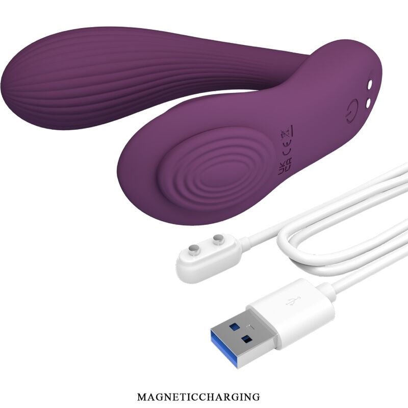 PRETTY LOVE - FRANZ MASSAGGIATORE E VIBRATORE APP GRATUITA VIOLA – Vibratori con APP – foto 4