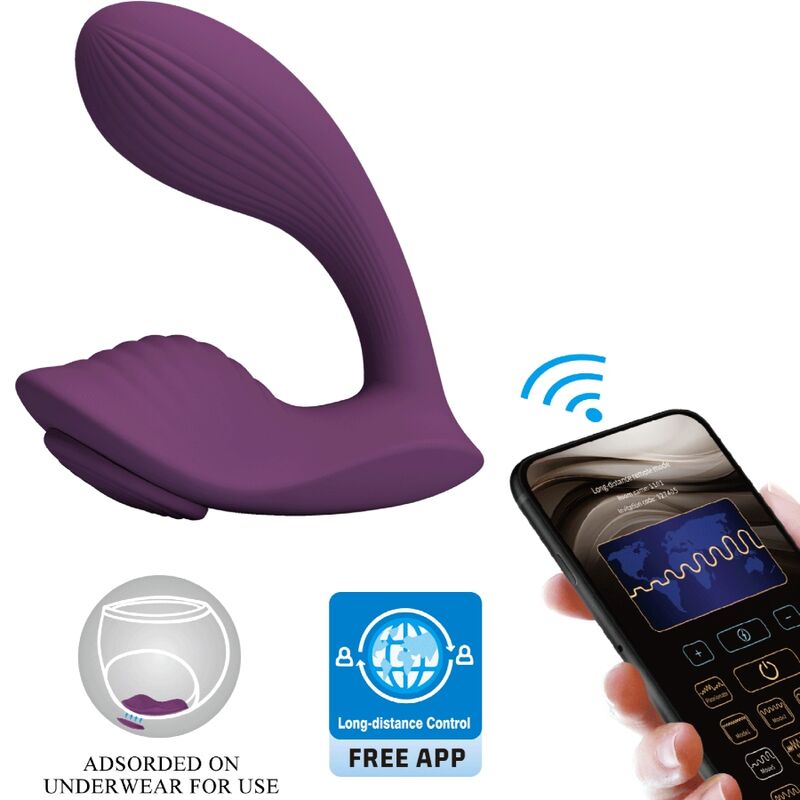 PRETTY LOVE - FRANZ MASSAGGIATORE E VIBRATORE APP GRATUITA VIOLA – Vibratori con APP