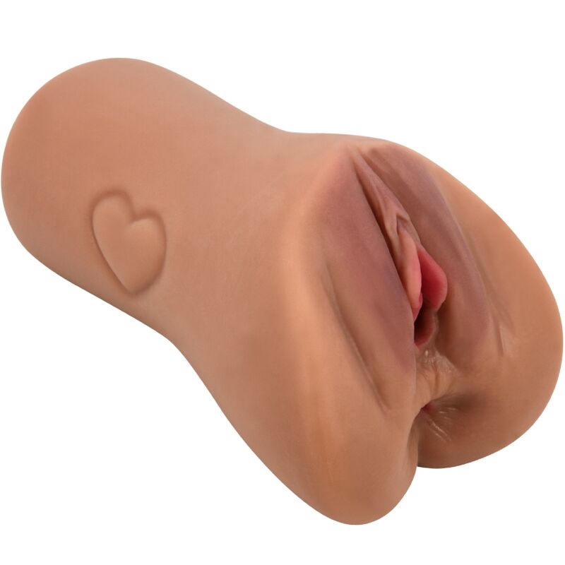CRAZY BULL - VAGINA E ANO SCARLATTO DESIGN CON CUORE IN CARNE – Vagine senza vibrazioni