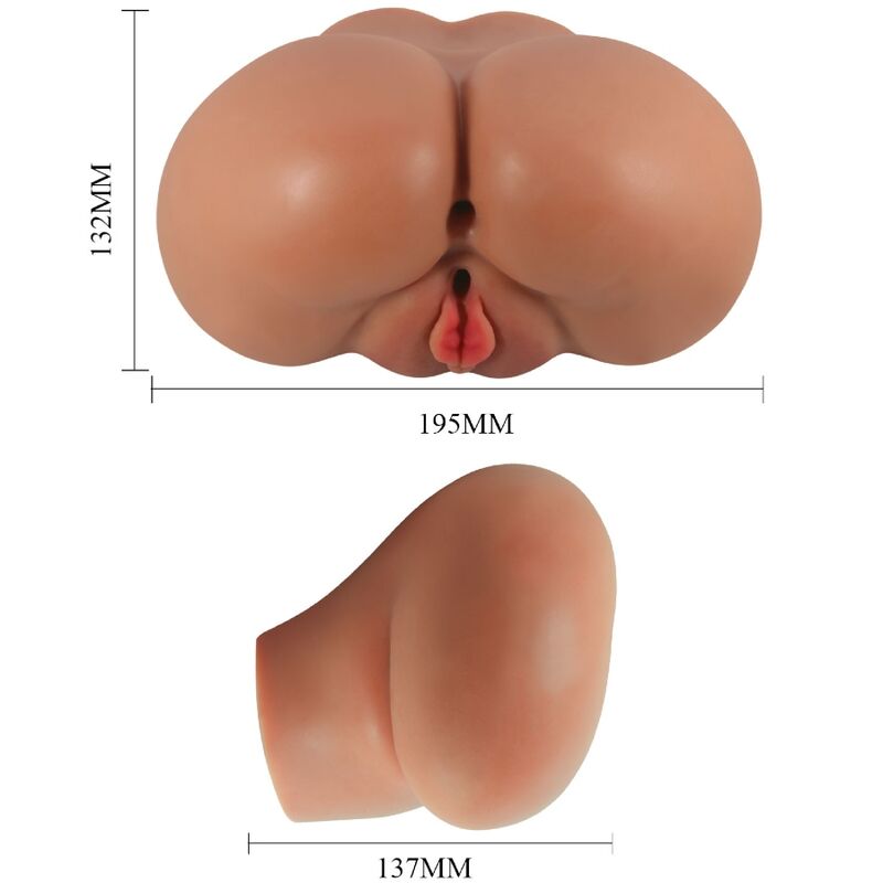 CRAZY BULL - VIBRATORE LUNA CON VAGINA REALISTICA E CONTROLLO ANO REMOTO – Vagine con vibrazione – foto 7