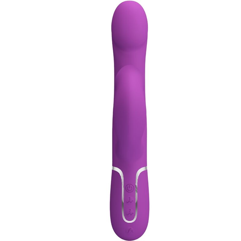 PRETTY LOVE - VIBRATORE E STIMOLATORE MULTIFUNZIONE 4 IN 1 VIOLA – Vibratori HI-TECH – foto 2