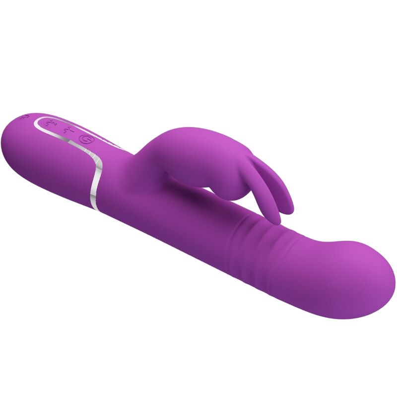PRETTY LOVE - COALE 4 IN 1 MULTIFUNZIONE VIBRATORE CONIGLIO VIOLA – Vibratori di coniglio – foto 4