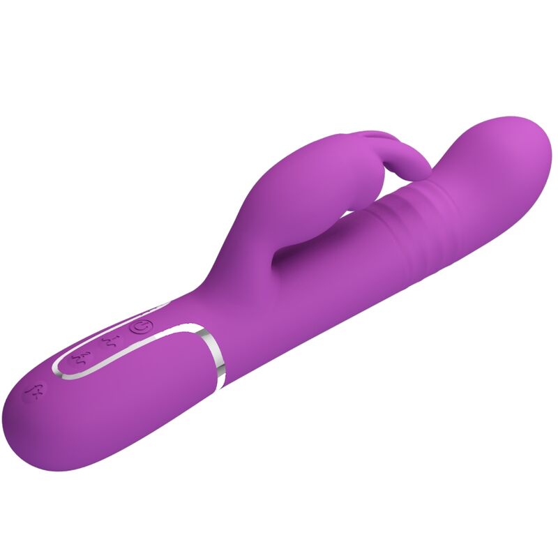 PRETTY LOVE - COALE 4 IN 1 MULTIFUNZIONE VIBRATORE CONIGLIO VIOLA – Vibratori di coniglio – foto 3
