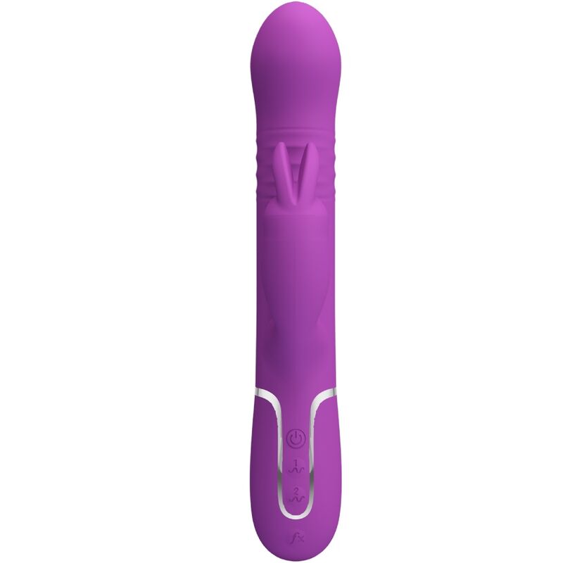PRETTY LOVE - COALE 4 IN 1 MULTIFUNZIONE VIBRATORE CONIGLIO VIOLA – Vibratori di coniglio – foto 2