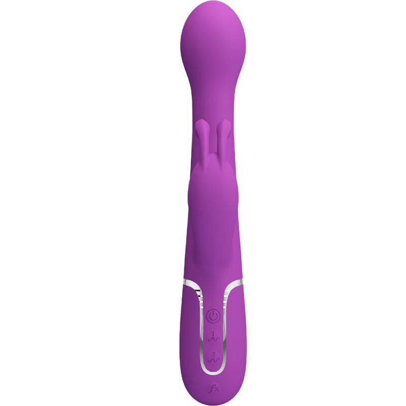 PRETTY LOVE - DEJON 3 IN 1 MULTIFUNZIONE VIBRATORE CONIGLIO VIOLA – Vibratori HI-TECH – foto 2