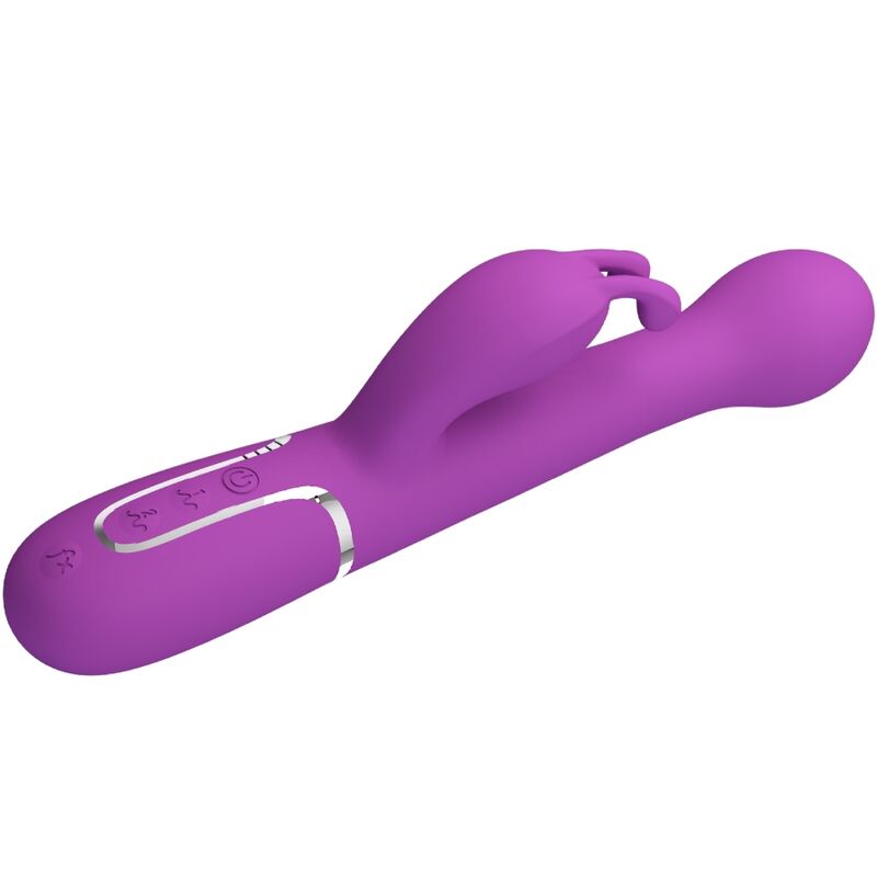 PRETTY LOVE - DEJON 3 IN 1 MULTIFUNZIONE VIBRATORE CONIGLIO VIOLA – Vibratori HI-TECH – foto 3