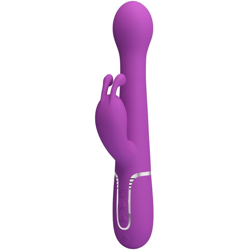 PRETTY LOVE - DEJON 3 IN 1 MULTIFUNZIONE VIBRATORE CONIGLIO VIOLA – Vibratori HI-TECH