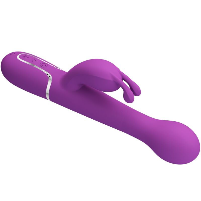 PRETTY LOVE - DEJON 3 IN 1 MULTIFUNZIONE VIBRATORE CONIGLIO VIOLA – Vibratori HI-TECH – foto 4