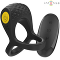 INTENSE - ALEX VIBRATORE DOPPIO ANELLO PER PENE 10 VIBRAZIONI NERO – Cockring con vibrazione