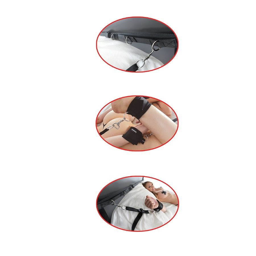 FETISH FANTASY SERIES - SISTEMA DI CONTENIMENTO PER LETTO ULTIMATE – Sistemare le manette – foto 4