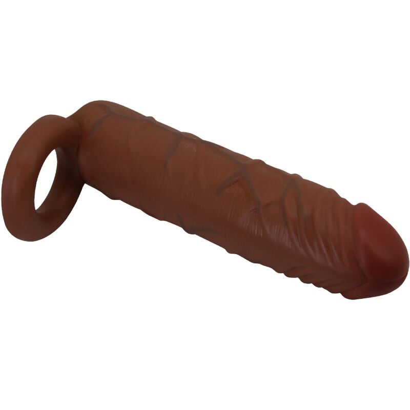 PRETTY LOVE - KAILE GUAINA PER PENE CON ESTENSIONE DA 2,5 CM MULATTO – Copri pene con estensione – foto 4