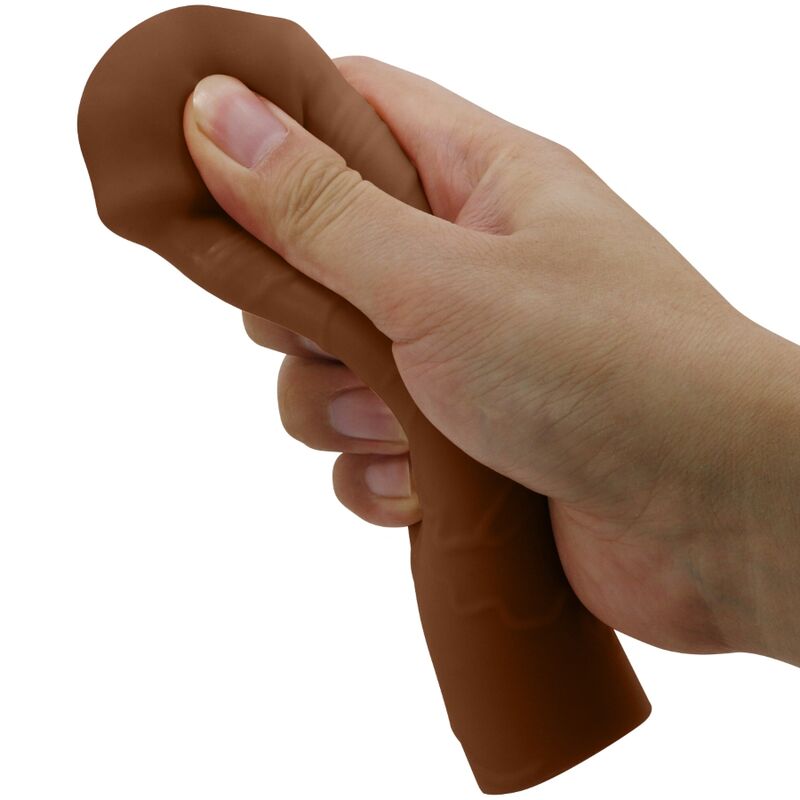 PRETTY LOVE - GUAINA PER PENE NILE CON ESTENSIONE 2,5 CM MULATTO – Copri pene con estensione – foto 4