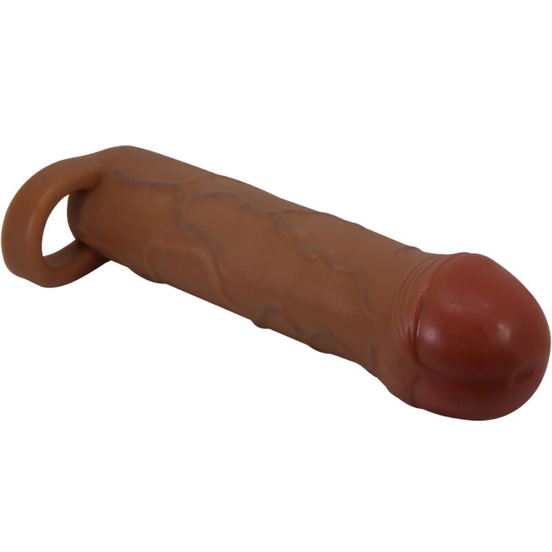 PRETTY LOVE - GUAINA PER PENE BUNION CON ESTENSIONE 2,5 CM MULATTO – Copri pene con estensione – foto 3