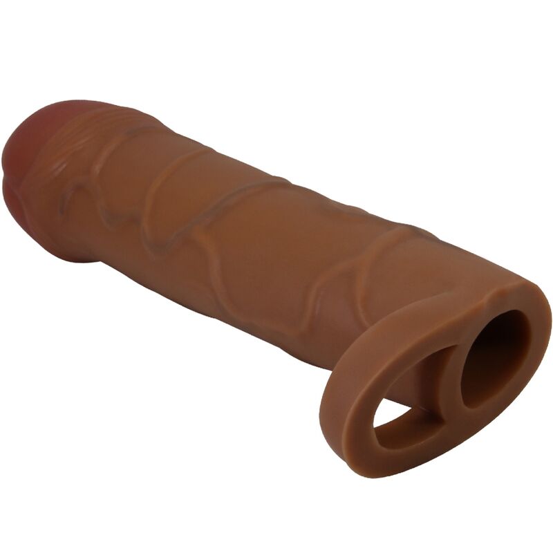 PRETTY LOVE - GUAINA PER PENE BUNION CON ESTENSIONE 2,5 CM MULATTO – Copri pene con estensione – foto 2