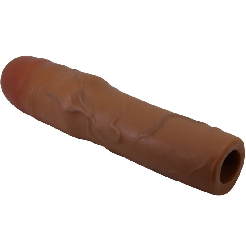 PRETTY LOVE - KYLIAN GUAINA PER PENE CON ESTENSIONE 7,6 CM MULATTO – Copri pene con estensione – foto 2