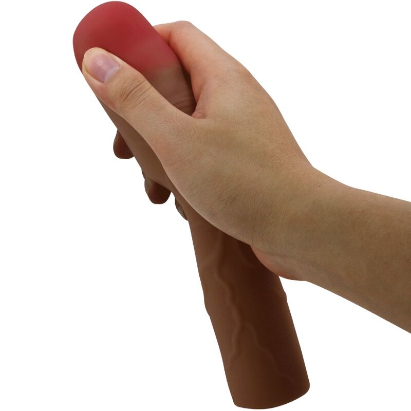PRETTY LOVE - KYLIAN GUAINA PER PENE CON ESTENSIONE 7,6 CM MULATTO – Copri pene con estensione – foto 4
