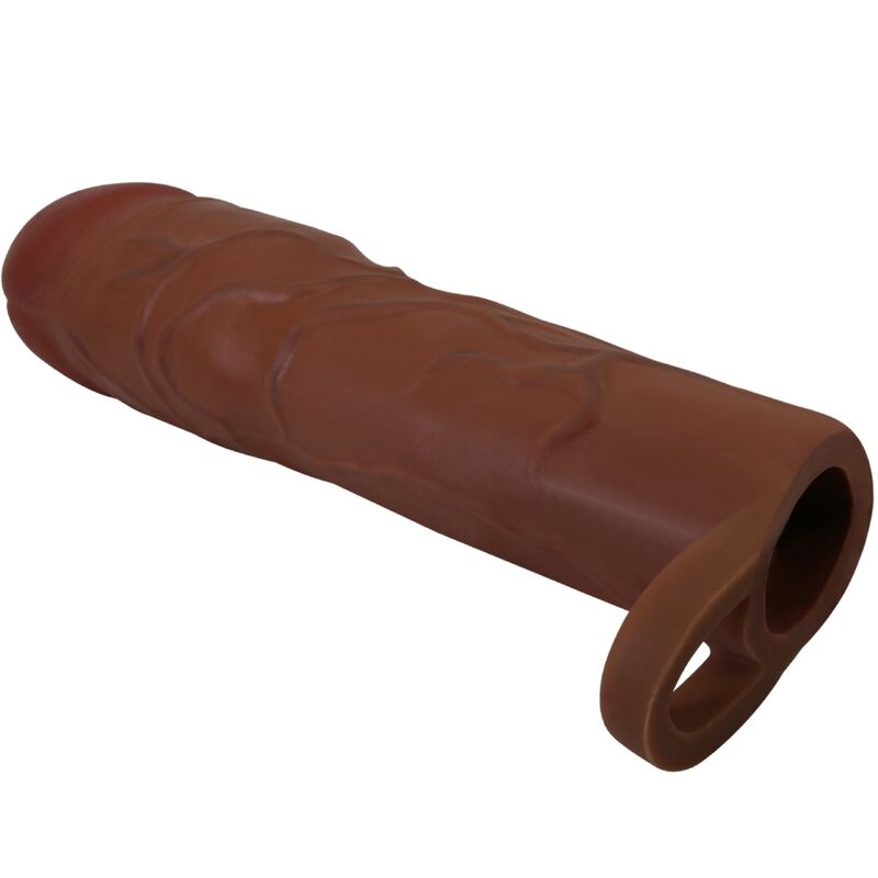 PRETTY LOVE - GUAINA PER PENE GERD CON ESTENSIONE 7,6 CM MULATTO – Copri pene con estensione – foto 3