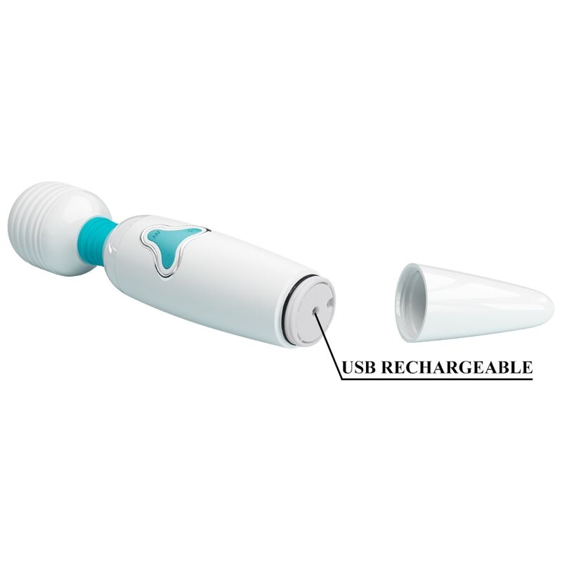 PRETTY LOVE - VIBRATORE CLOUD WAND 7 VIBRAZIONI BIANCO – Vibratore WAND – foto 8