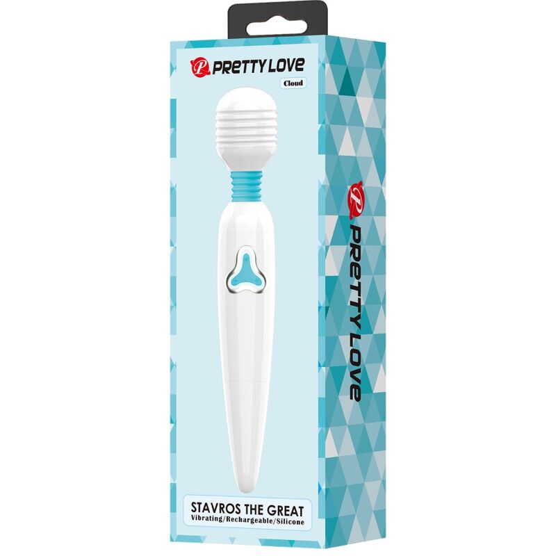 PRETTY LOVE - VIBRATORE CLOUD WAND 7 VIBRAZIONI BIANCO – Vibratore WAND – foto 9