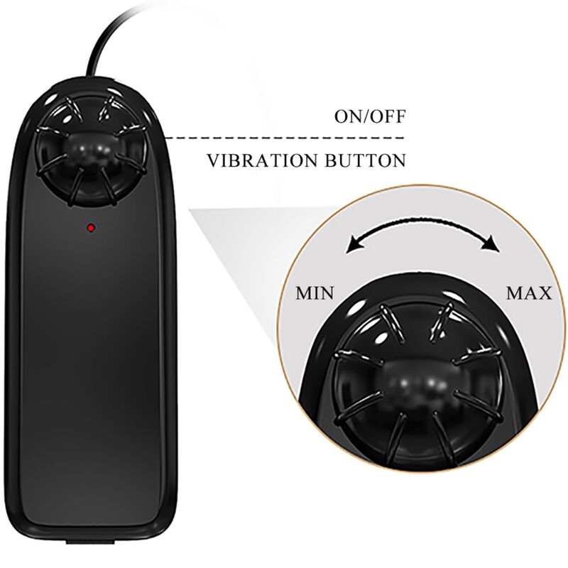 BAILE - CATOBLEPAS VIBRATORE REALISTICO 20,6 CM CARNE TELECOMANDO – Vibratori realistici – foto 6