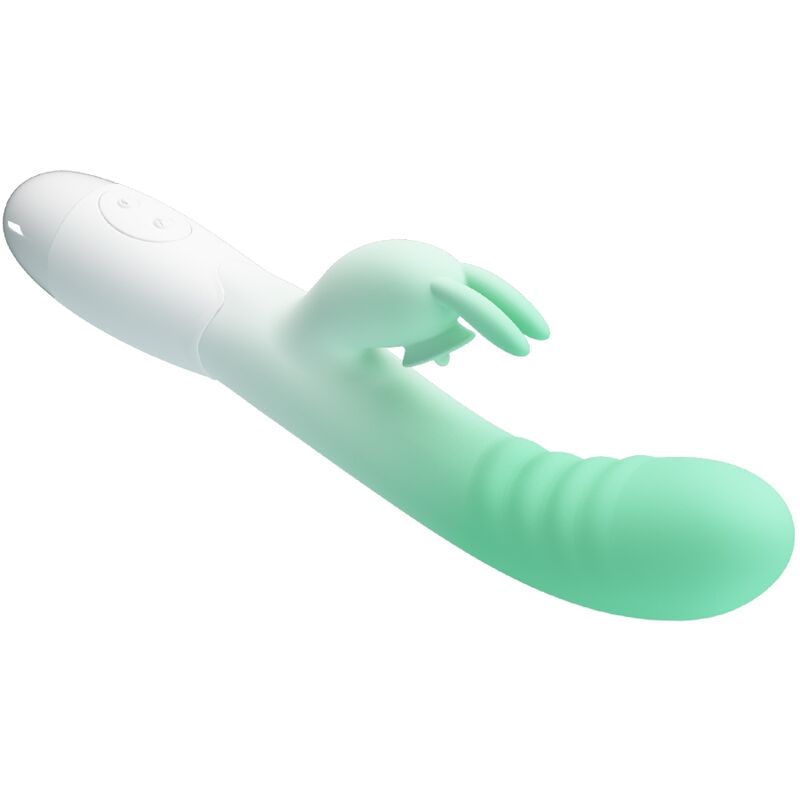 PRETTY LOVE - VIBRATORE CONIGLIO CERBERUS 3O VIBRAZIONI VERDE – Vibratori di coniglio – foto 3